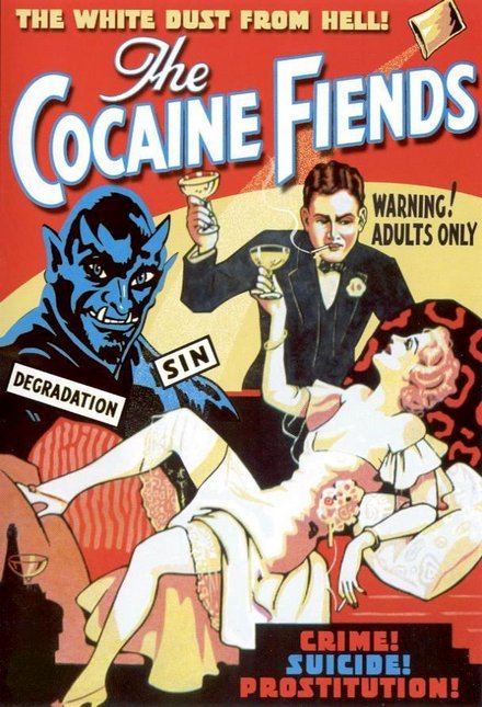 The Cocaine Fiends - Vintage Movie Printable Poster