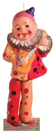 Clown Marionette Playing Guitar